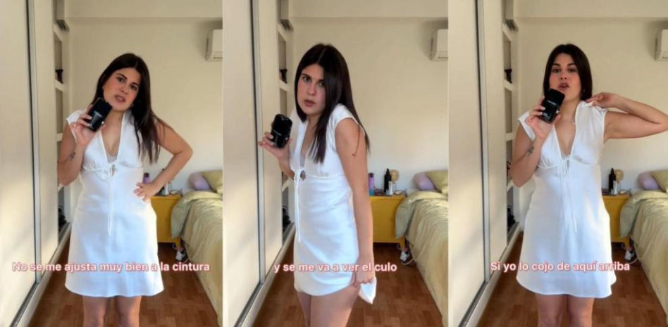 El truco de TikTok para que los vestidos te queden bien si tienes que cortar el largo
