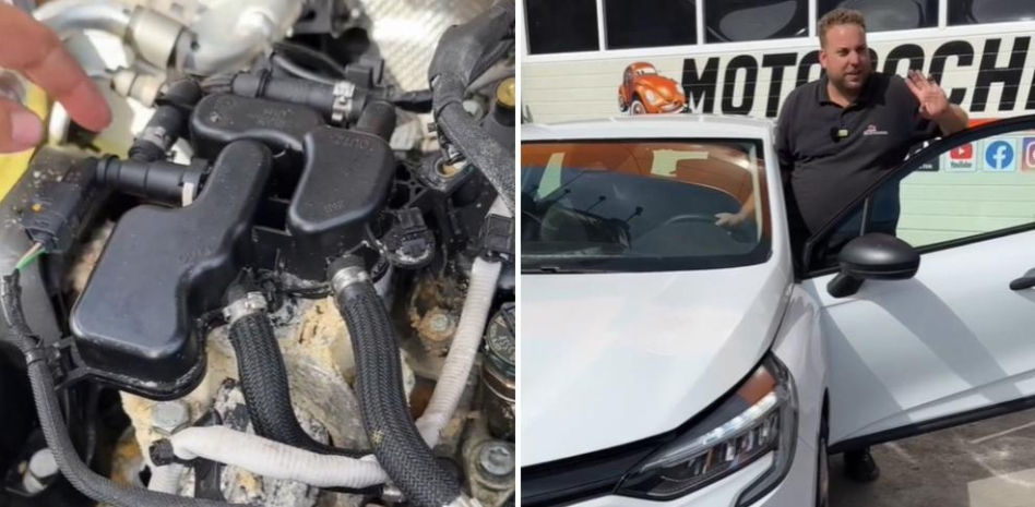 Llevan un Renault Clio nuevo al desguace y el mecánico lo arregla con una simple maniobra: “Es poco ético”