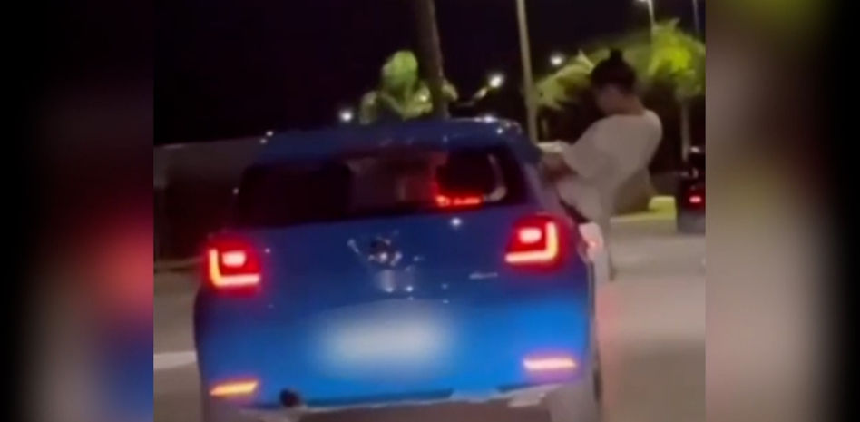 La Guardia Civil investiga a un conductor por hacer “zigzag” con el copiloto sentado en la ventanilla