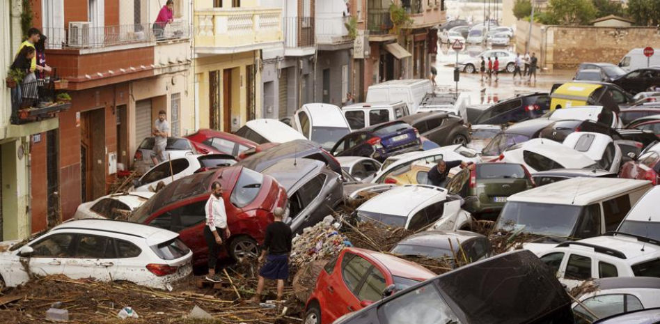 Devastación y muerte en Valencia