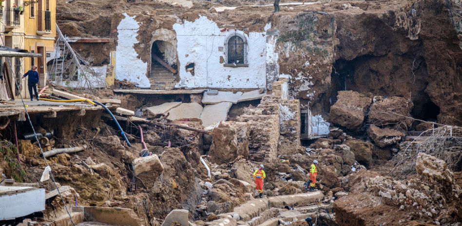 Peligro de derrumbe: la otra amenaza sobre los edificios antiguos que golpeó la DANA