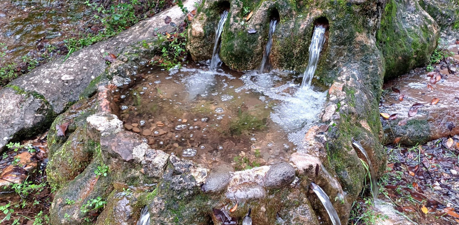 Las fuentes de Rellinars vuelven a tener agua