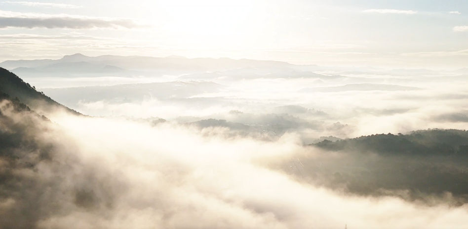 El espectáculo de la niebla en el Pla de Bages