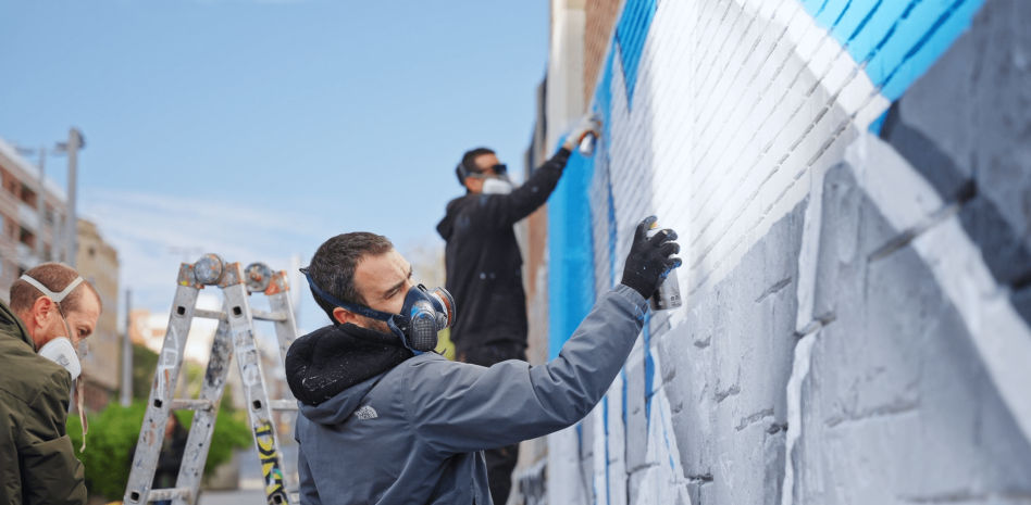 Instalaciones eléctricas de L’Hospitalet, convertidas en puro arte urbano