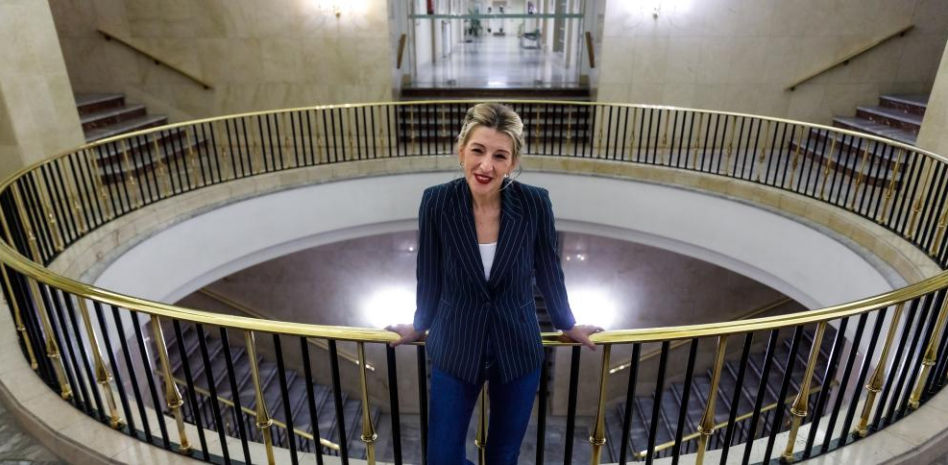 Yolanda Díaz: “Voy a proponer que el salario mínimo suba 50 euros al mes”