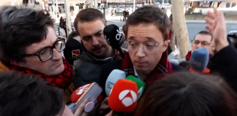 Íñigo Errejón: “Se trata de una denuncia falsa para obtener un beneficio económico"