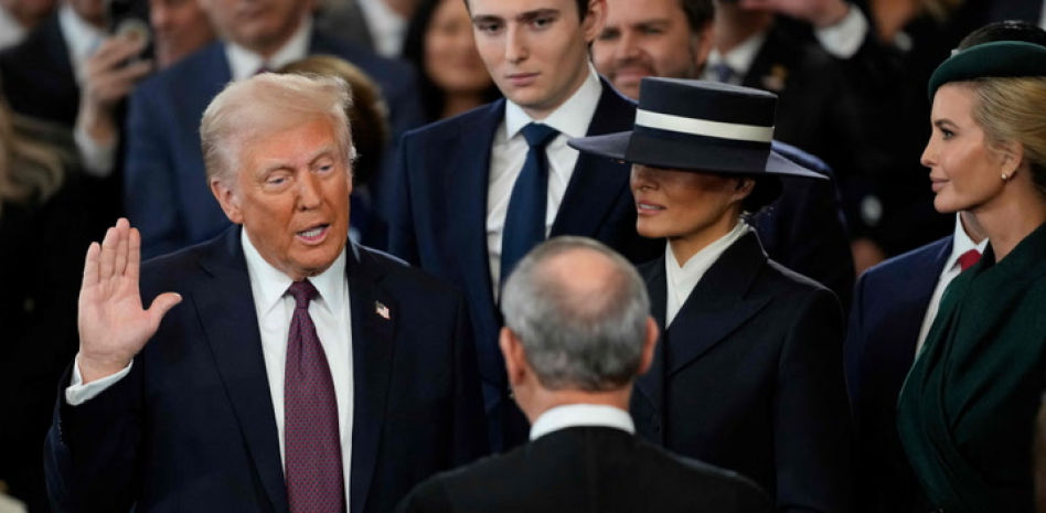Así ha sido la toma de posesión de Trump en el Capitolio