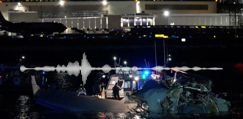 Al descubierto los audios de antes, durante y después de la colisión aérea en Washington