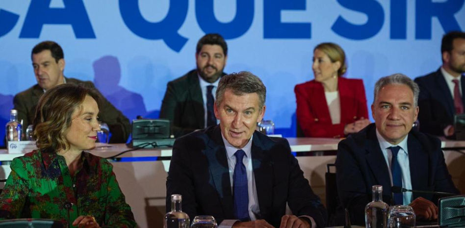 El PP cierra filas con Feijóo y defiende su cambio de estrategia en el decreto de las pensiones