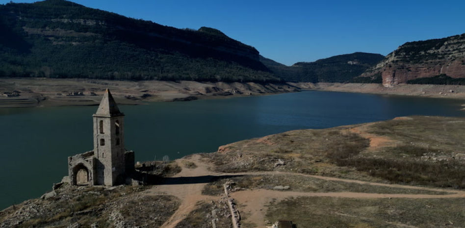 Las imágenes aéreas de Sau que muestran de nuevo una imagen desoladora