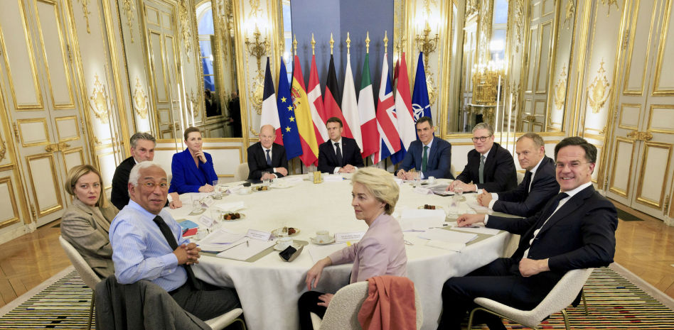 División entre los países europeos sobre el envío de tropas a Ucrania