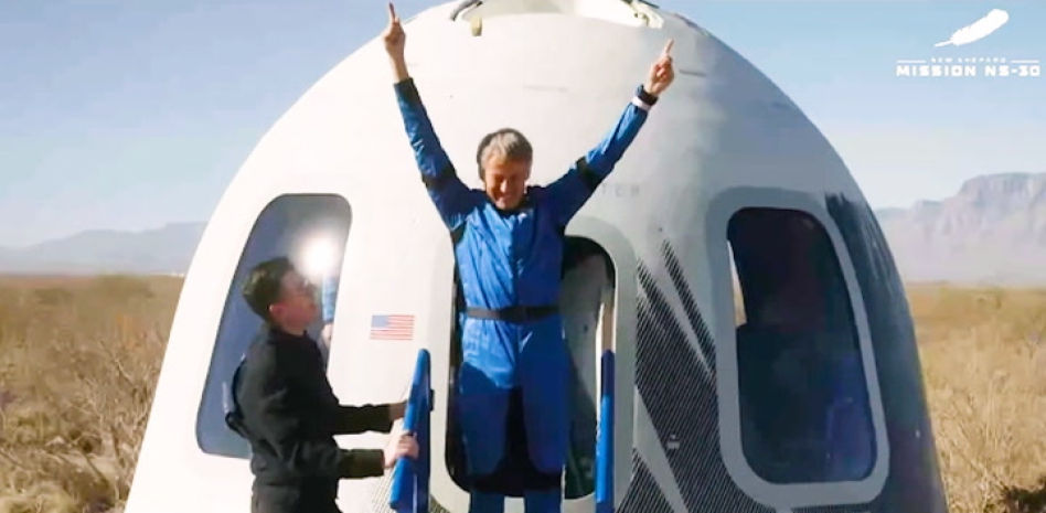 La secuencia del viaje al espacio de Jesús Calleja