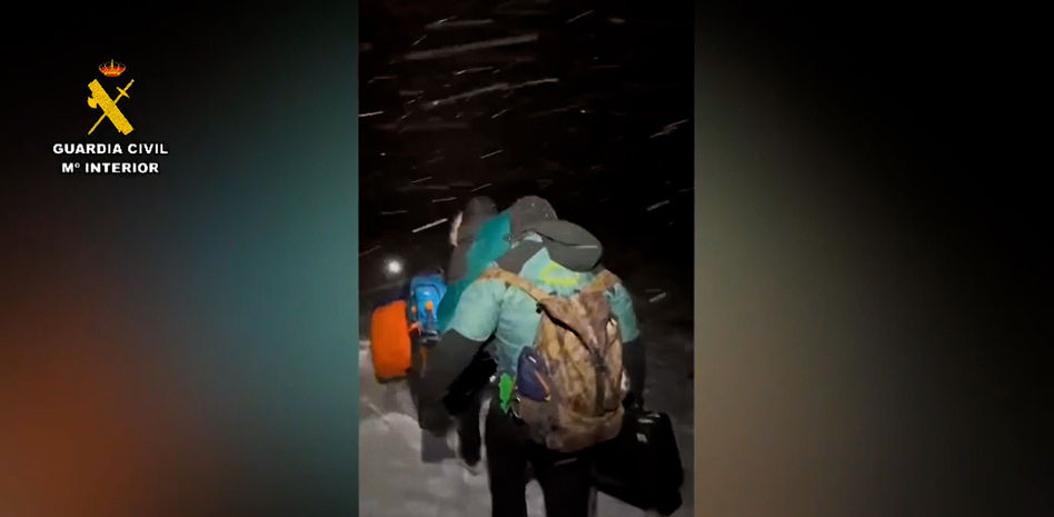 Así es cómo rescatan un grupo de cinco jóvenes desorientados en una ruta por Asturias