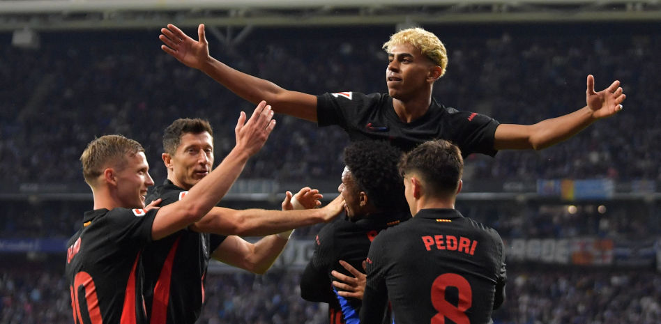 Lamine Yamal regala la Liga al Barça con un golazo en Cornellà