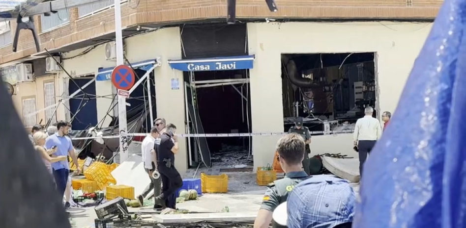 Una explosión en un bar de Lo Pagán (Murcia) deja un total de 17 heridos, 3 muy graves