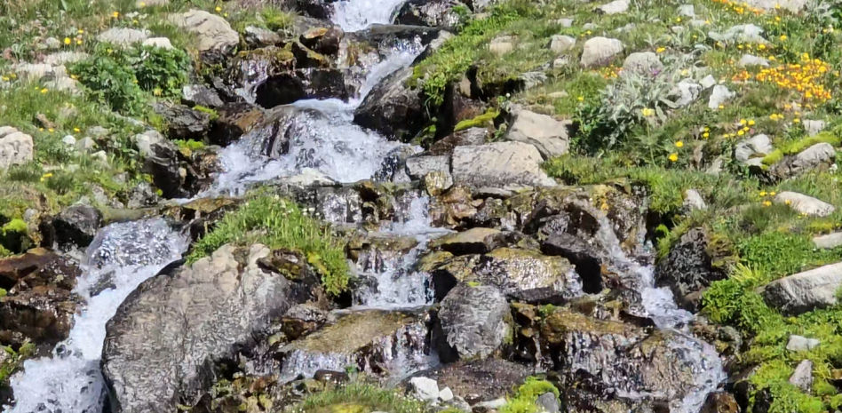 Aquí nace el agua que va al pantano de Sau