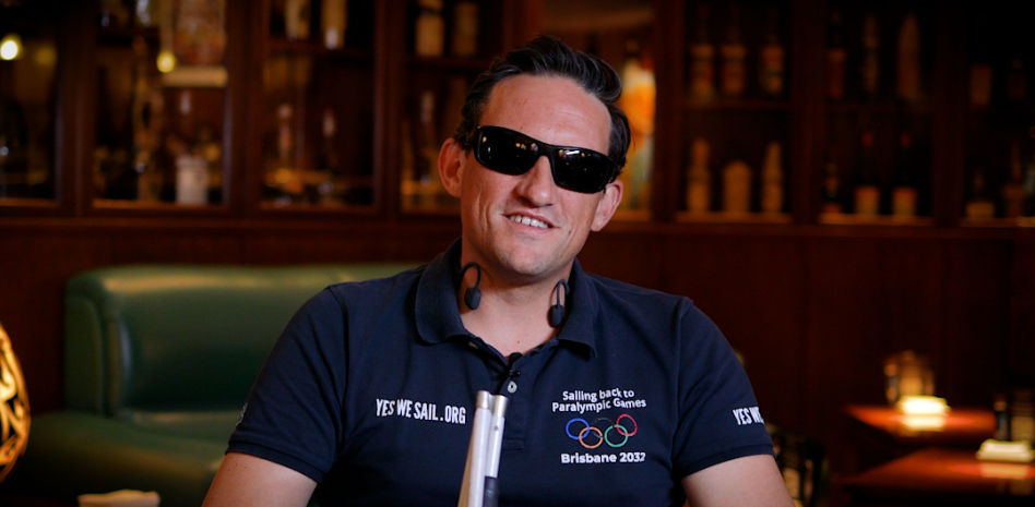 “He logrado navegar sin ver, mediante vibraciones”