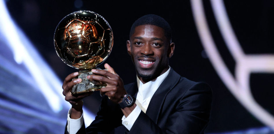 Dembélé completa su metamorfosis al ganar el Balón de Oro
