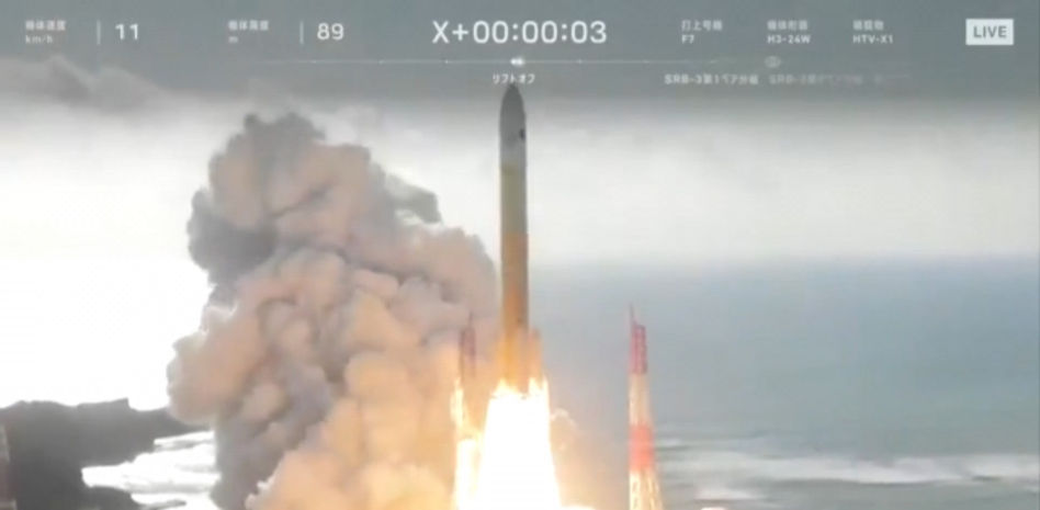 Japón lanza con éxito su nueva nave no tripulada hacia la Estación Espacial Internacional