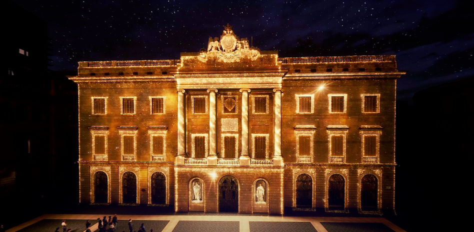 Barcelona olvida los controvertidos pesebres de la plaza Sant Jaume y monta un show de luces