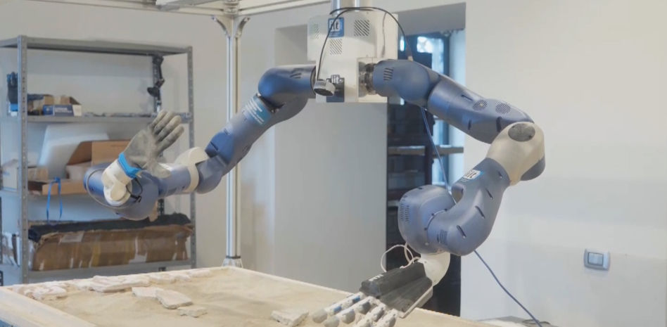 Un robot con inteligencia artificial ayuda a reconstruir frescos de Pompeya