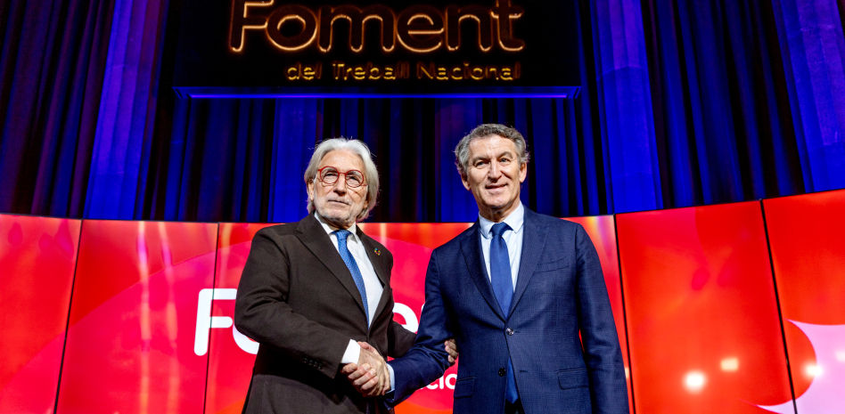 Feijóo apela al empresariado catalán para que Junts apoye una moción de censura