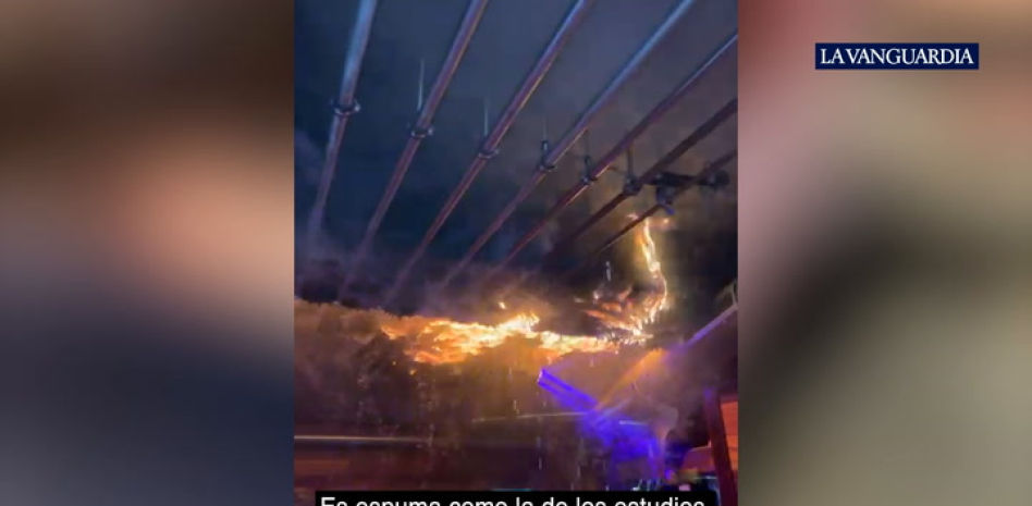 “Sentí una bola de fuego que me cubría, me tapé los ojos y me tiré al suelo”