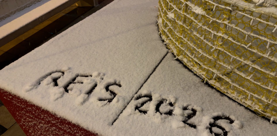 La nieve ha llegado a Catalunya con previsión de extenderse en las comarcas centrales