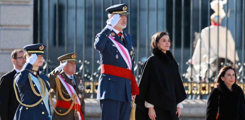 Leonor celebra la Pascua Militar antes de volver a la Academia del Aire