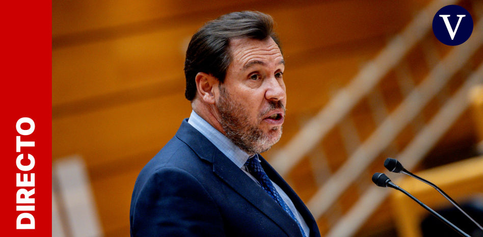 Rueda de prensa del ministro de Transportes, Óscar Puente