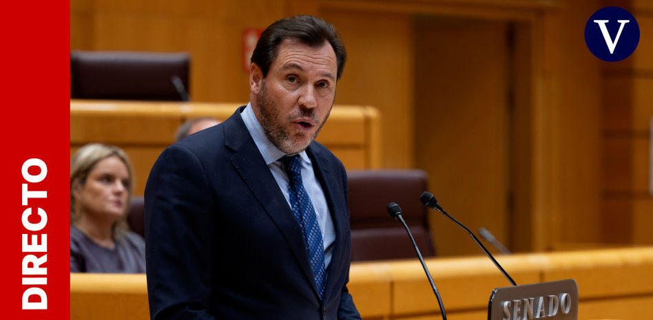 Óscar Puente comparece en el pleno del Senado