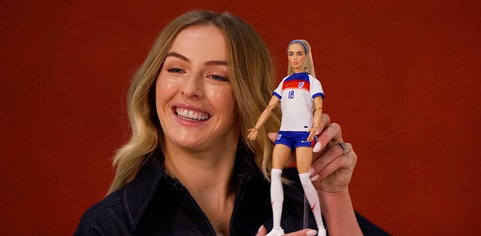 Chloe Kelly se convierte en Barbie: la futbolista inglesa ya tiene su propia muñeca