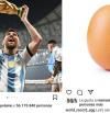 Leo Messi hace historia en Instagram superando al famoso huevo viral