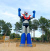 The world's largest 'Mazinger Z' adorns a hidden housing development in Tarragona
