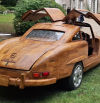 Un Mercedes 300 SL hecho de madera y totalmente funcional: ha necesitado más de 8.000 horas de trabajo artesanal