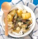 Receta vegetariana: pudin de patatas y alcachofas