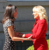 La Reina, anfitriona de Jill Biden en Madrid