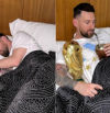 Leo Messi muestra en Instagram cómo no suelta la Copa del Mundo ni durmiendo: “Buen día”