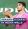 Alcaraz - Auger Aliassime | Horario y dónde ver los cuartos de final de Indian Wells 2023 por TV