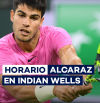 Alcaraz - Medvedev | Horario y dónde ver por TV la final de tenis de Indian Wells