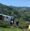 Vuelca un autobús con 49 pasajeros en la subida a los Lagos de Covadonga