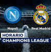 Nápoles - Real Madrid: horario y dónde ver el partido de Champions League por TV