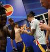 Así ha sido la celebración de la Selección en el vestuario tras derrotar a Francia
