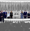 Quién es quién en la foto de la victoria de Trump