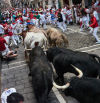 San Fermín 2025, quinto encierro | Parte médico, heridos y resumen de los toros de Sanfermines hoy, viernes