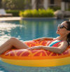 El mejor complemento para divertirse y relajarse este verano en la piscina es hinchable y colorido