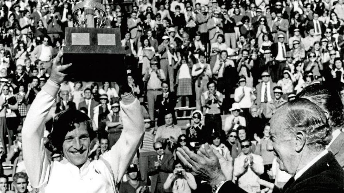 Orantes, Gimeno, Nastase, Smith, Panatta, Gisbert...