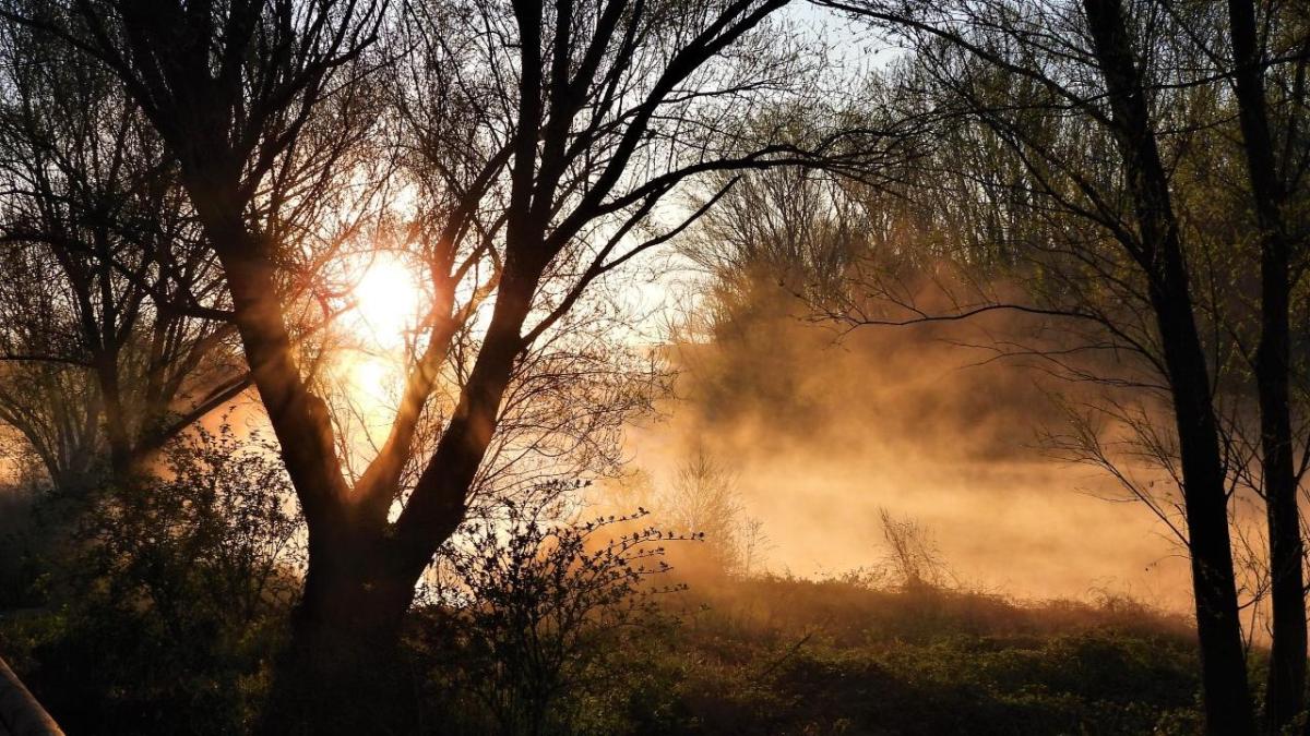 El humo ártico cubre el río Ter
