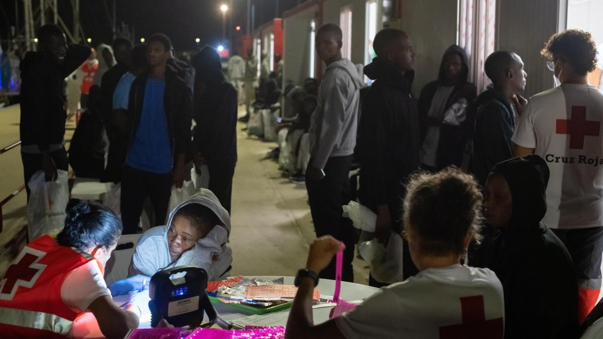 Andalucía acoge a 541 migrantes llegados a Canarias y derivados a Almería y a Torrox