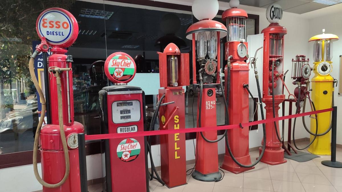 ¿Un pequeño museo dentro de una gasolinera?